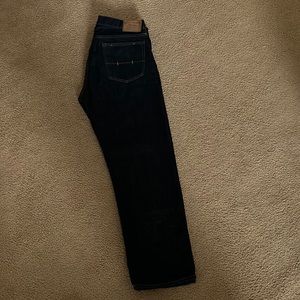 Mens Ralph Lauren Polo dark denim jeans.